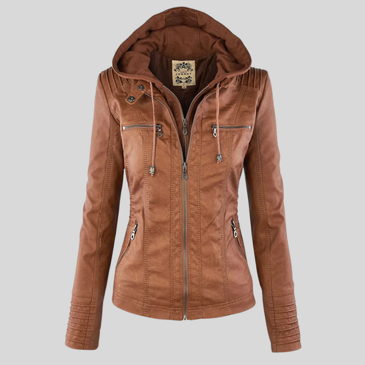 Marlee - Vegan Leather Jacket for Women