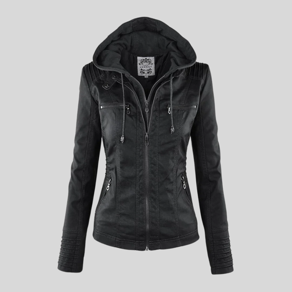 Marlee - Vegan Leather Jacket for Women