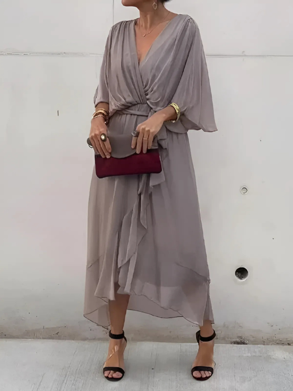 Seraphina™ | Timeless Wrap Midi Dress