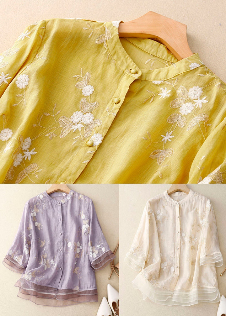 Eloise™ | Embroidered Cotton Blouse