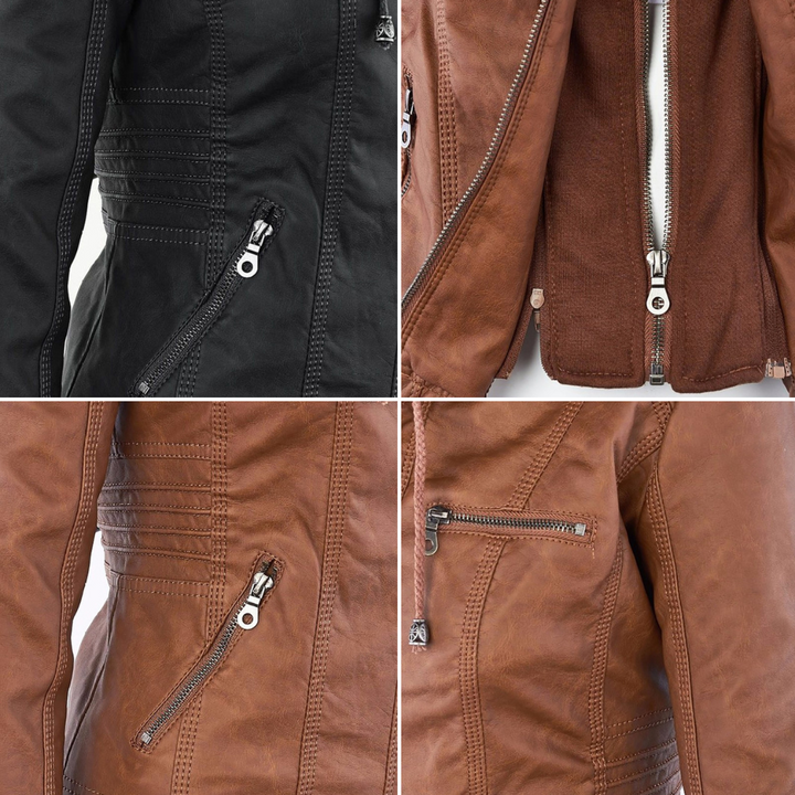 Marlee - Vegan Leather Jacket for Women