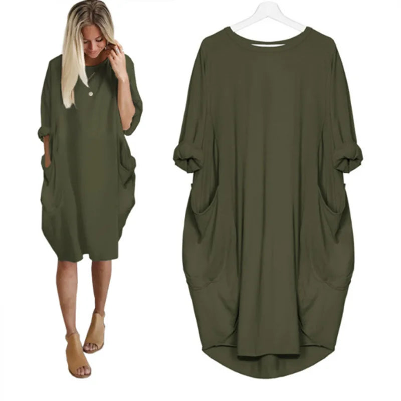 Amanda™ - Comfortable Tummy Covering Dress