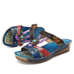 Kelly™  | Trendy Multicolour Supportive Sandals