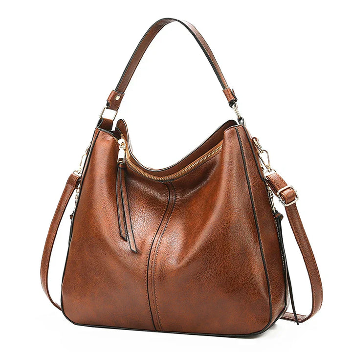 Harriet - Leather Shoulder Bag - Elle Melbourne