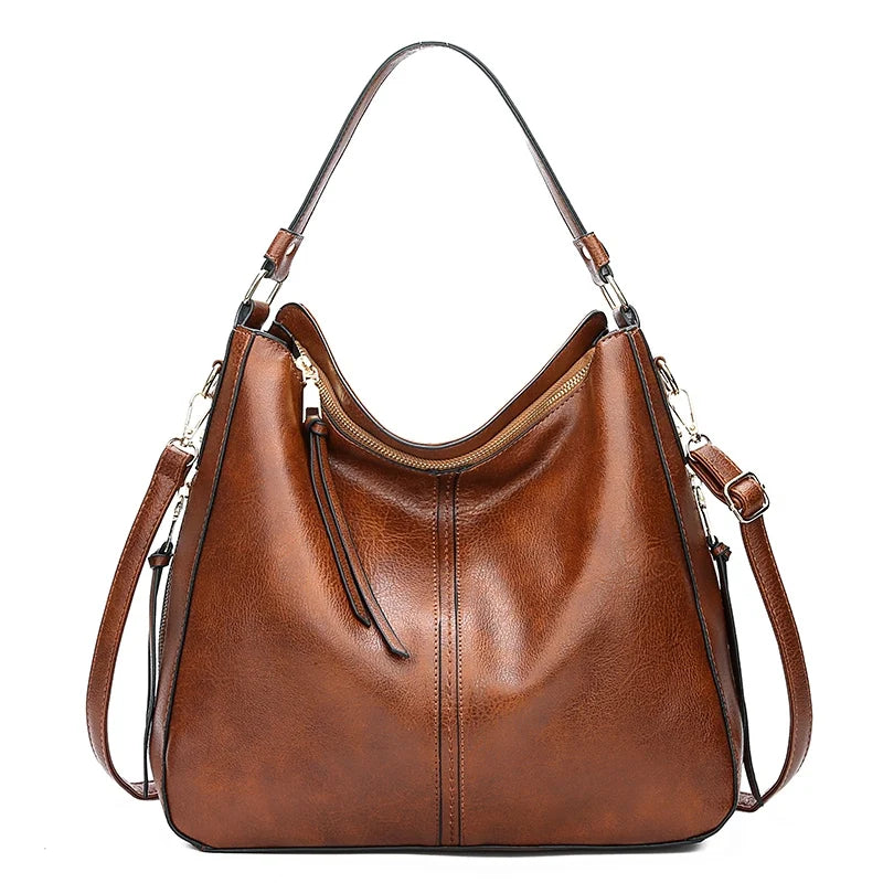 Harriet - Leather Shoulder Bag - Elle Melbourne