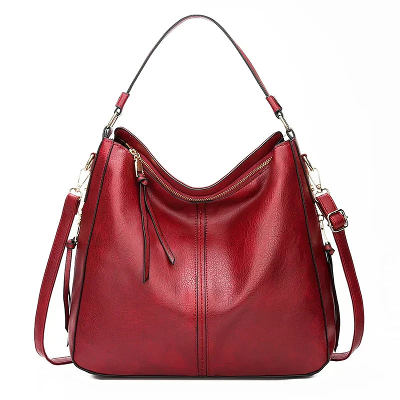 Harriet - Leather Shoulder Bag - Elle Melbourne