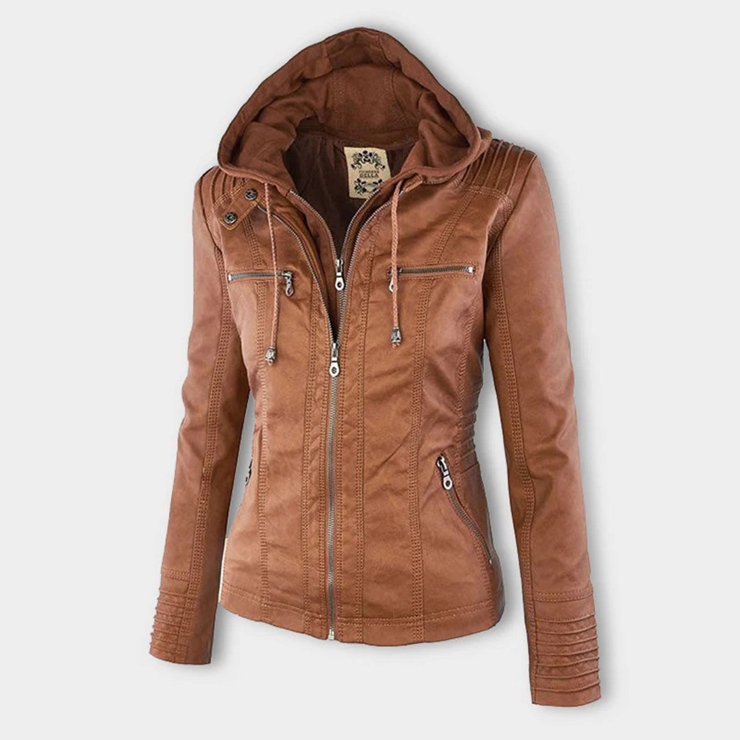 Marlee - Vegan Leather Jacket for Women