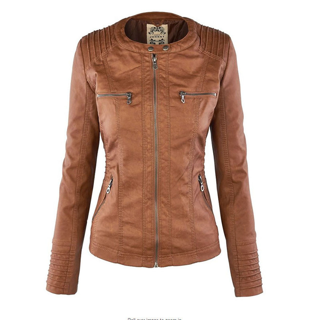 Marlee - Vegan Leather Jacket for Women