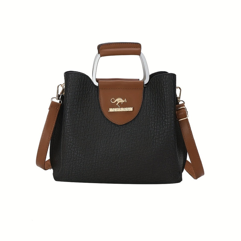 Lily Melbourne Anique - Stylish leather bag with spacious compartments and adjustable strap