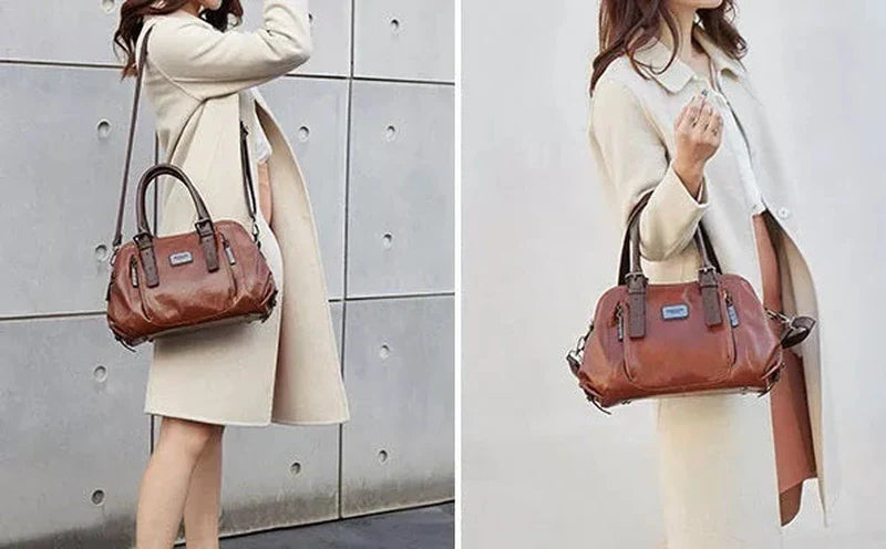 Lily Melbourne Bella - Stylish leather bag for everyday elegance and organization