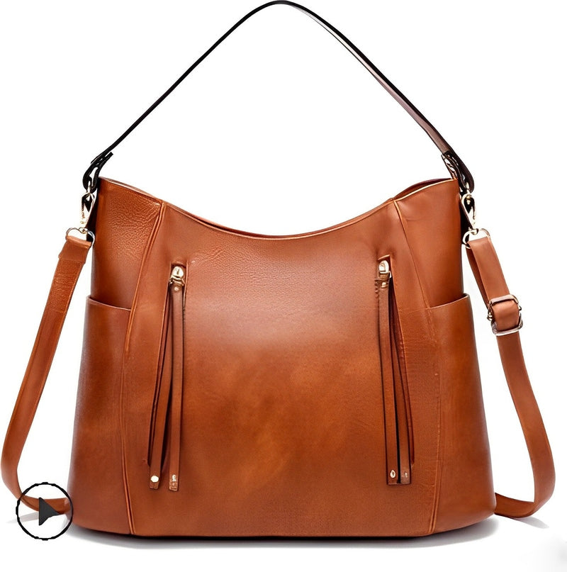 Lily Melbourne Daniella - Chic vintage leather handbag for timeless style