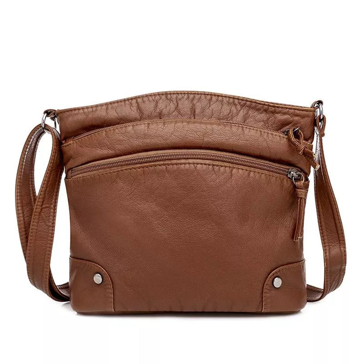 Lily Melbourne Jane - Timeless leather shoulder bag with handcrafted elegance