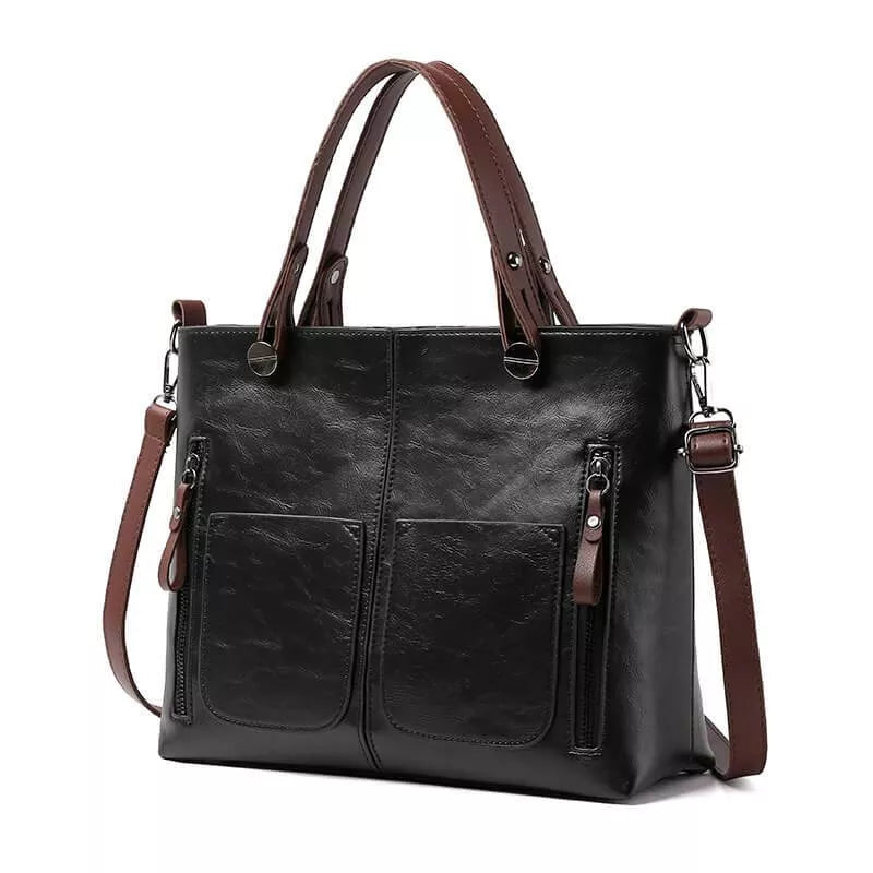 Lily Melbourne Wendy - Timeless leather shoulder bag for elegant style and durability