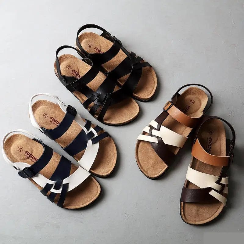 Milena | Elegant Supportive High-Quality Leather Sandals