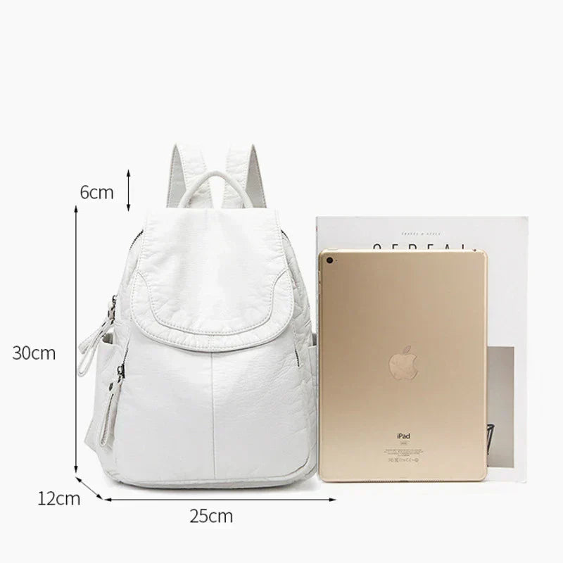 Small Leather Backpack for Women