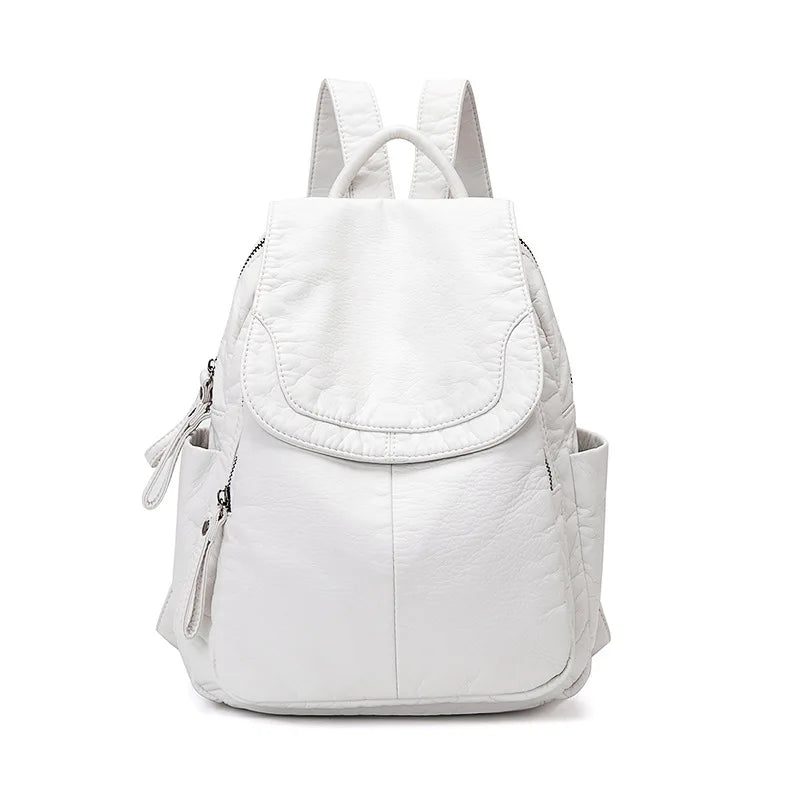 Small Leather Backpack for Women