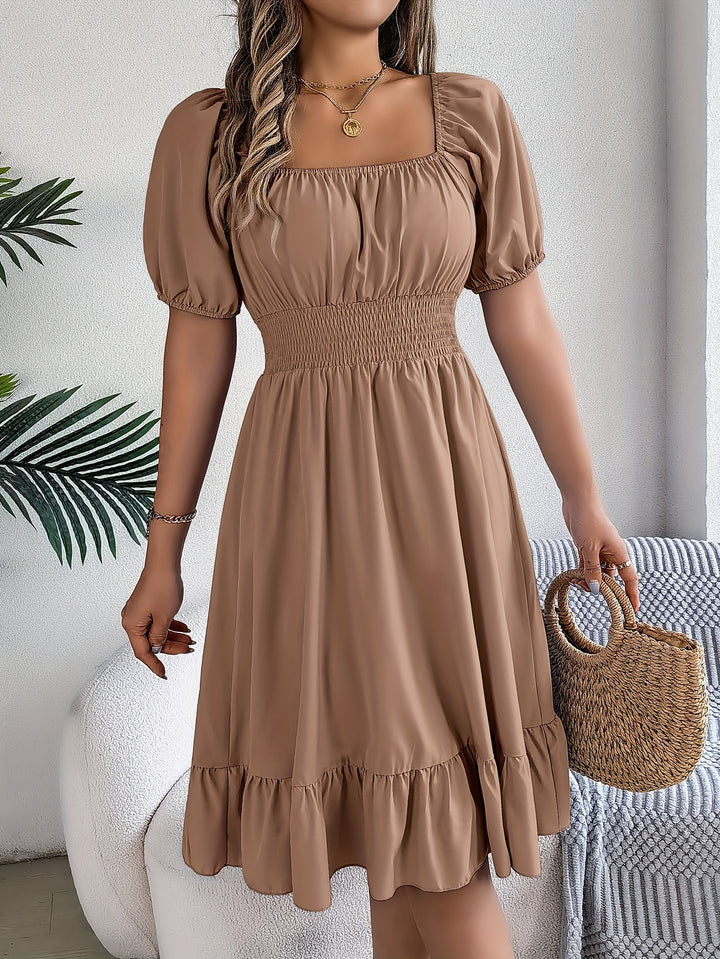 Sophia™ | Elegant Puff Sleeve Dress