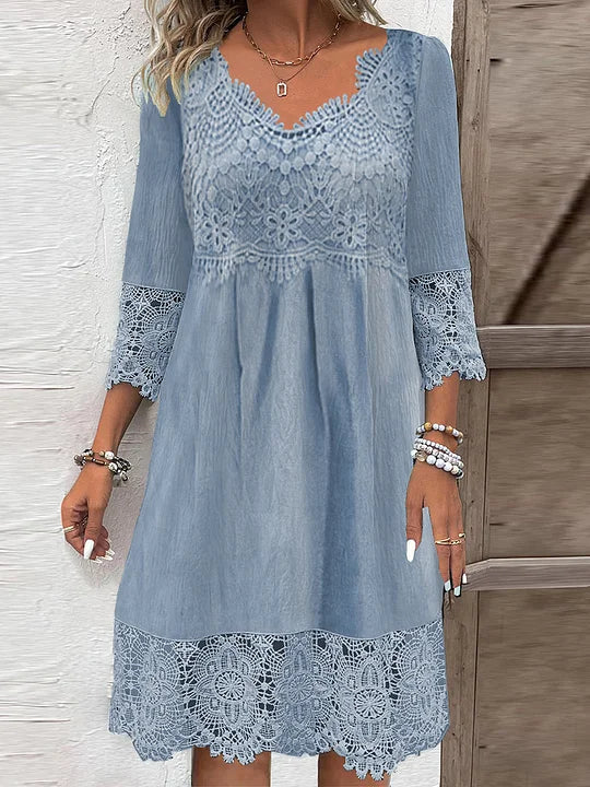 Sage™ | Timeless Lace Midi Dress