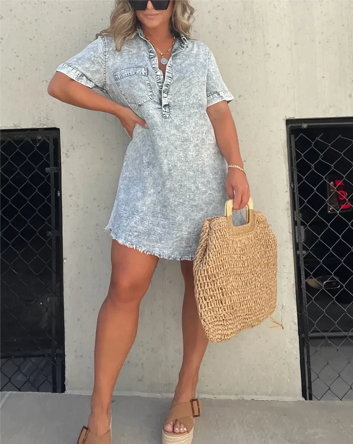 Vera - Denim Shirt Dress