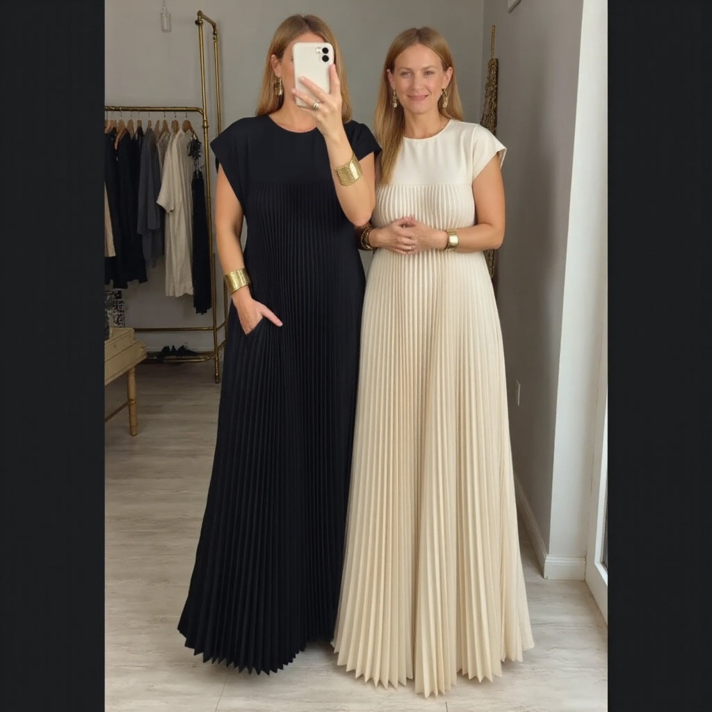 Gwendoline - Pleated Maxi Dress