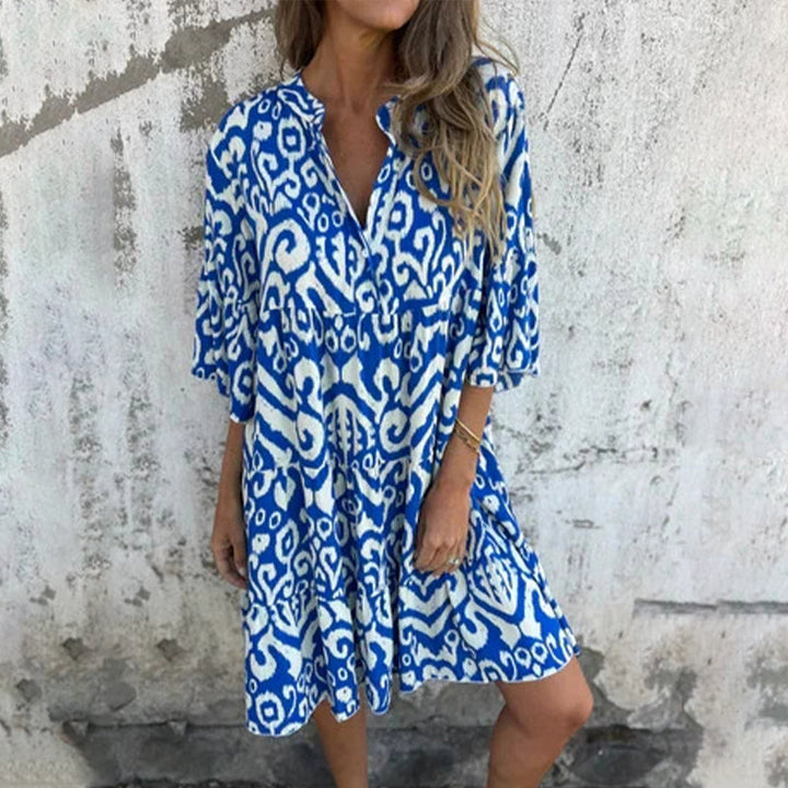 Skyla |  Printed  Sleeve Dress