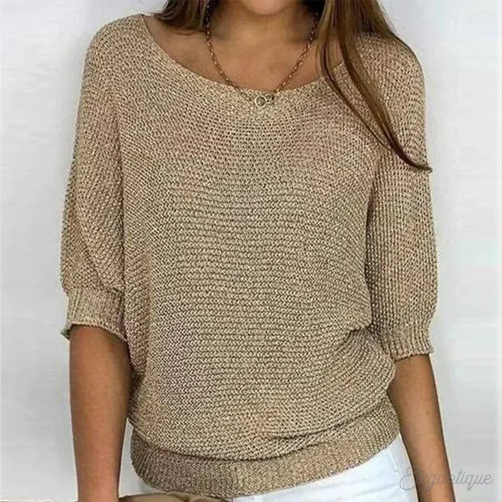 Maxine™ - Relaxed Knit Top