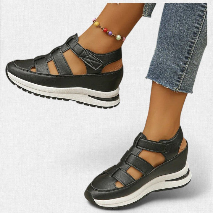 Valerie™ | High Sole-Closed-Toe Sneaker Sandals